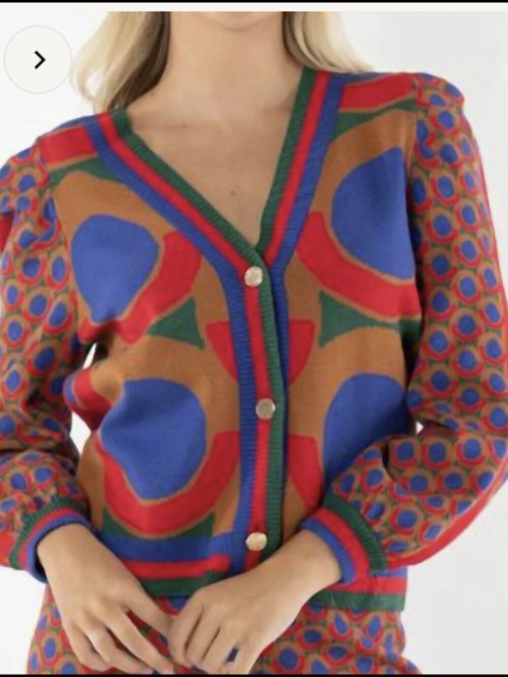 NWOT Emily McCarthy Clara V-Neck Cardigan Sweater XL